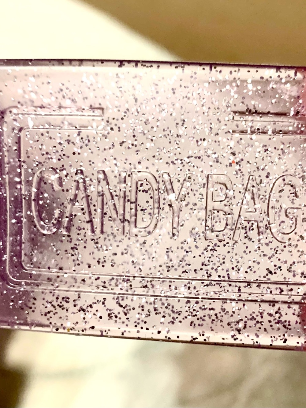 Sparkle Dome Satchel Handbag - Lavender - Picture 6 of 6